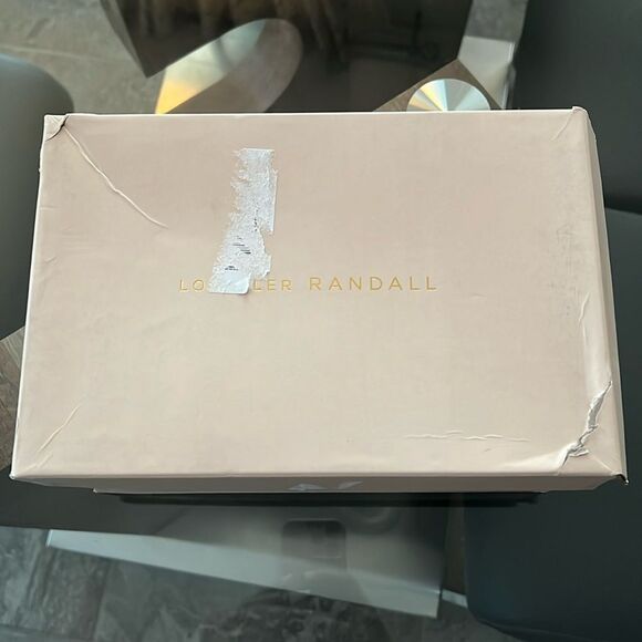 Loeffler Randall Freya Braided Curved Heel Sandals Bubblegum, New, Size 11 - Picture 12 of 14